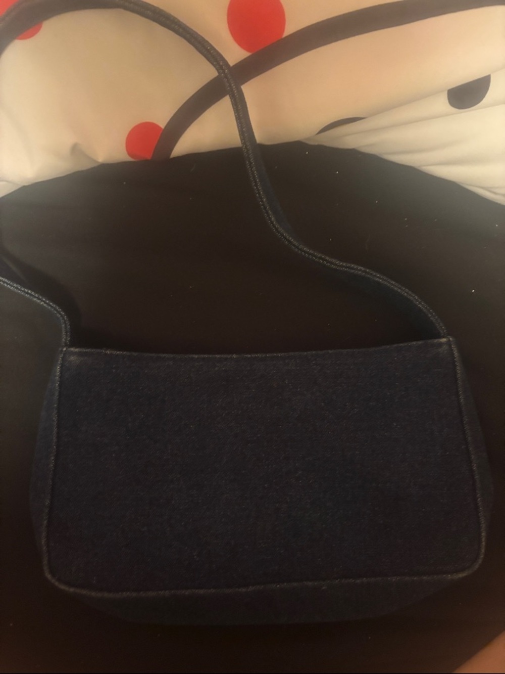 Brandy Melville Dark Blue Denim Shoulder Bag